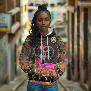 African Women Ethnic Motifs Hoodie