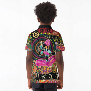 African Women Ethnic Motifs Kid Polo Shirt