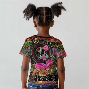 African Women Ethnic Motifs Kid T shirt