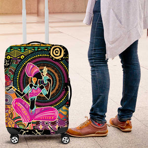 African Women Ethnic Motifs Luggage Cover