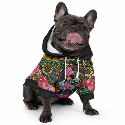 African Women Ethnic Motifs Pet Hoodie