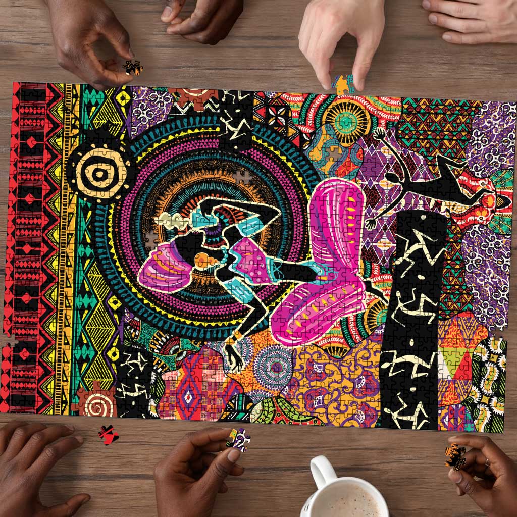 African Women Ethnic Motifs Puzzle
