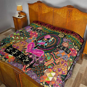 African Women Ethnic Motifs Quilt