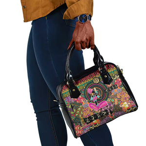 African Women Ethnic Motifs Shoulder Handbag