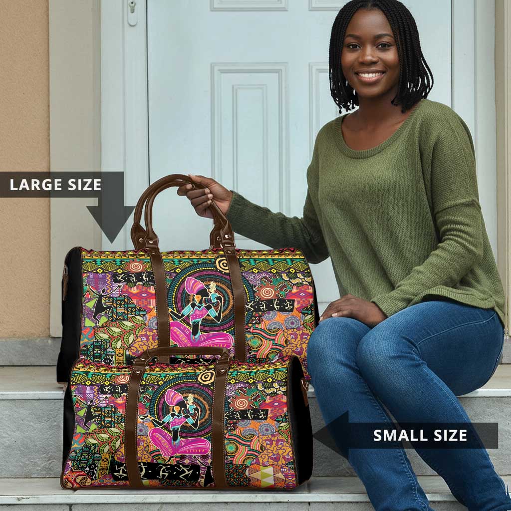African Women Ethnic Motifs Travel Bag