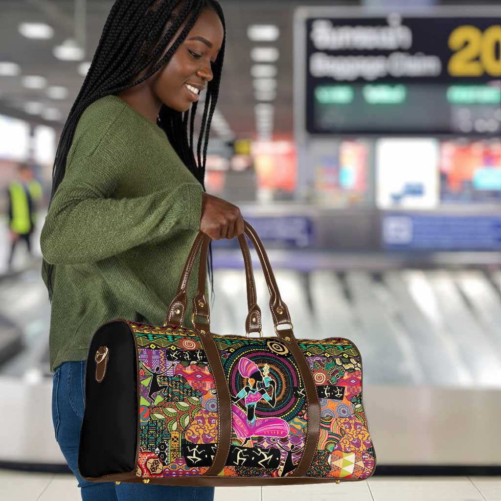 African Women Ethnic Motifs Travel Bag
