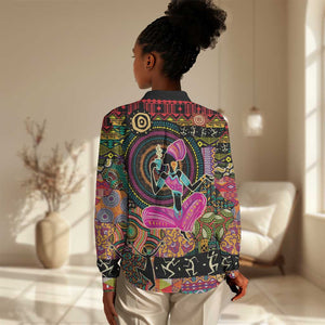 African Women Ethnic Motifs Women Casual Shirt