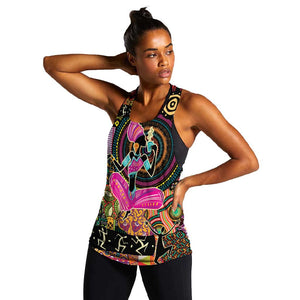 African Women Ethnic Motifs Women Racerback Tank