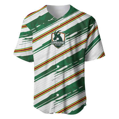 2026 Rugby Nations Series Custom Zimbabwe Baseball Jersey Great Sables Zimbabwe