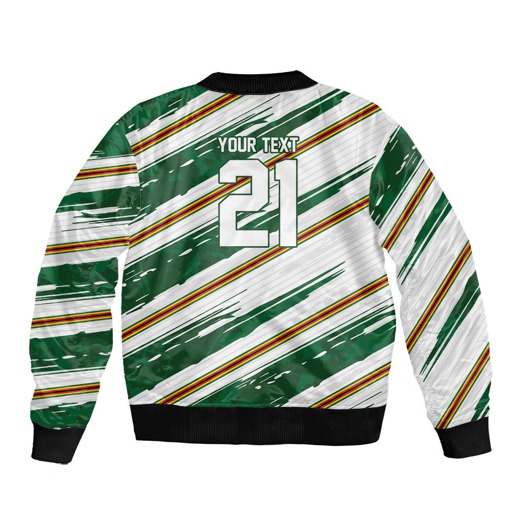 2026 Rugby Nations Series Custom Zimbabwe Bomber Jacket Great Sables Zimbabwe