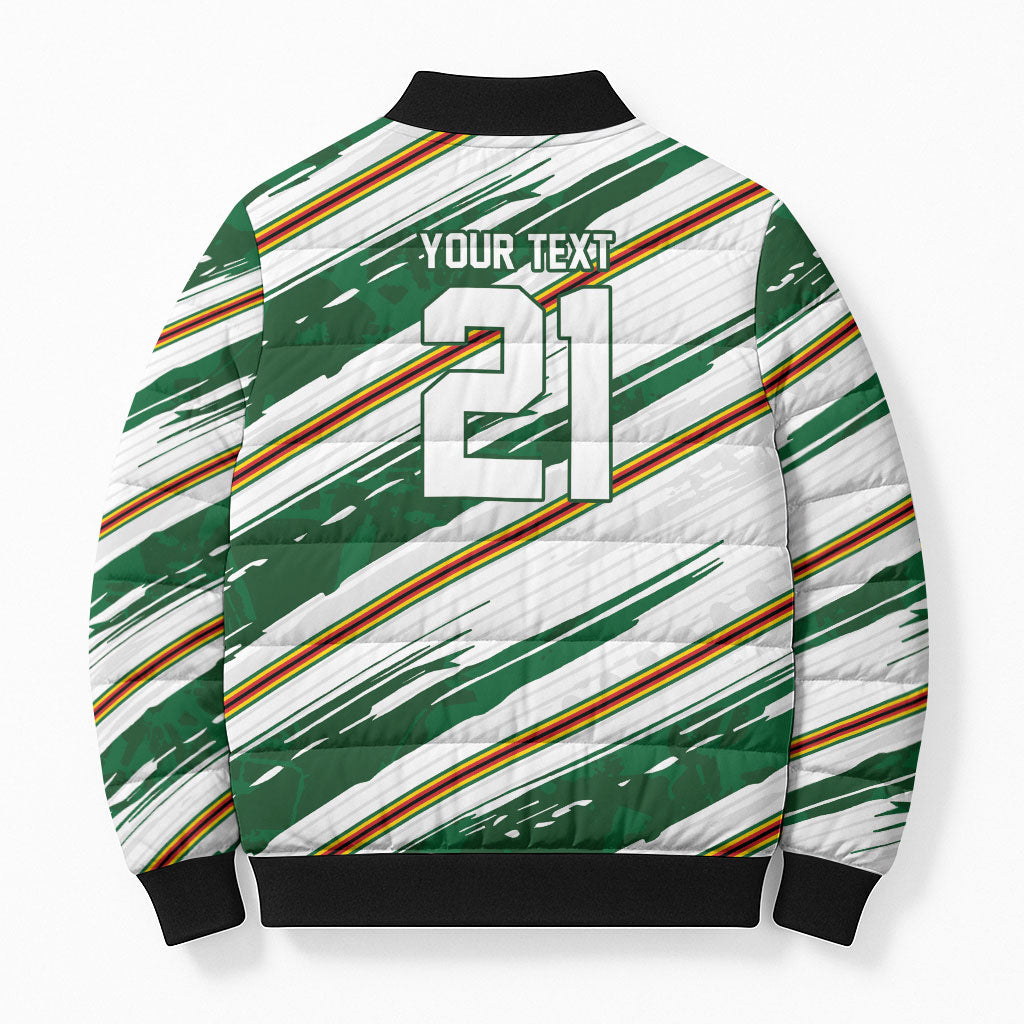 2026 Rugby Nations Series Custom Zimbabwe Bomber Puffer Jacket Great Sables Zimbabwe