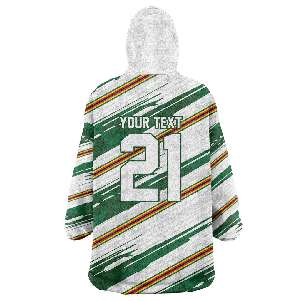 2026 Rugby Nations Series Custom Zimbabwe Kid Wearable Blanket Hoodie Great Sables Zimbabwe
