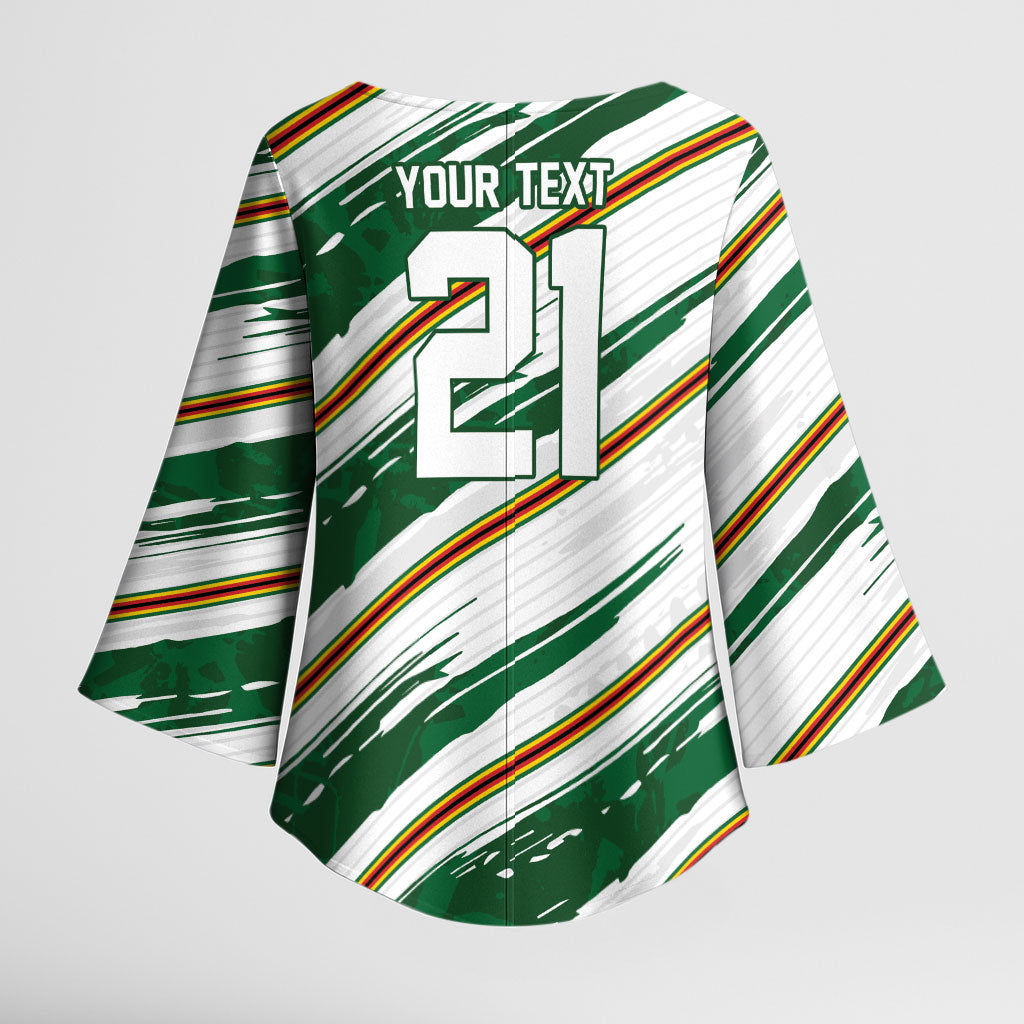 2026 Rugby Nations Series Custom Zimbabwe Kimono Sleeve Blouse Great Sables Zimbabwe