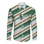 2026 Rugby Nations Series Custom Zimbabwe Long Sleeve Button Shirt Great Sables Zimbabwe