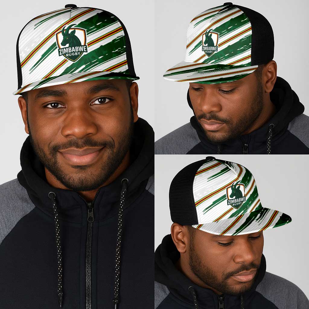 2026 Rugby Nations Series Zimbabwe Mesh Trucker Cap Great Sables Zimbabwe