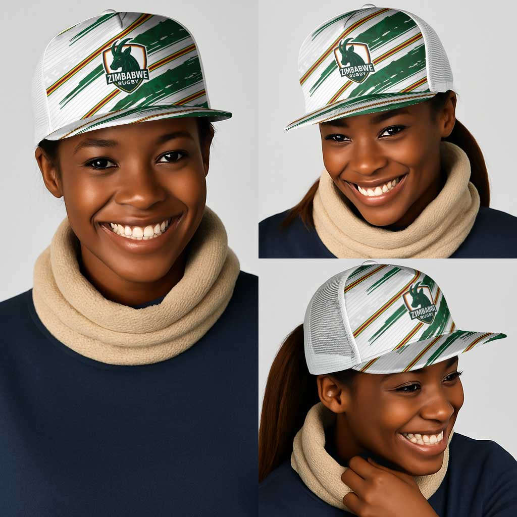 2026 Rugby Nations Series Zimbabwe Mesh Trucker Cap Great Sables Zimbabwe