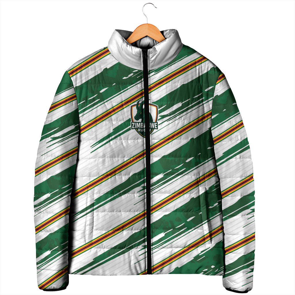 2026 Rugby Nations Series Custom Zimbabwe Padded Jacket Great Sables Zimbabwe