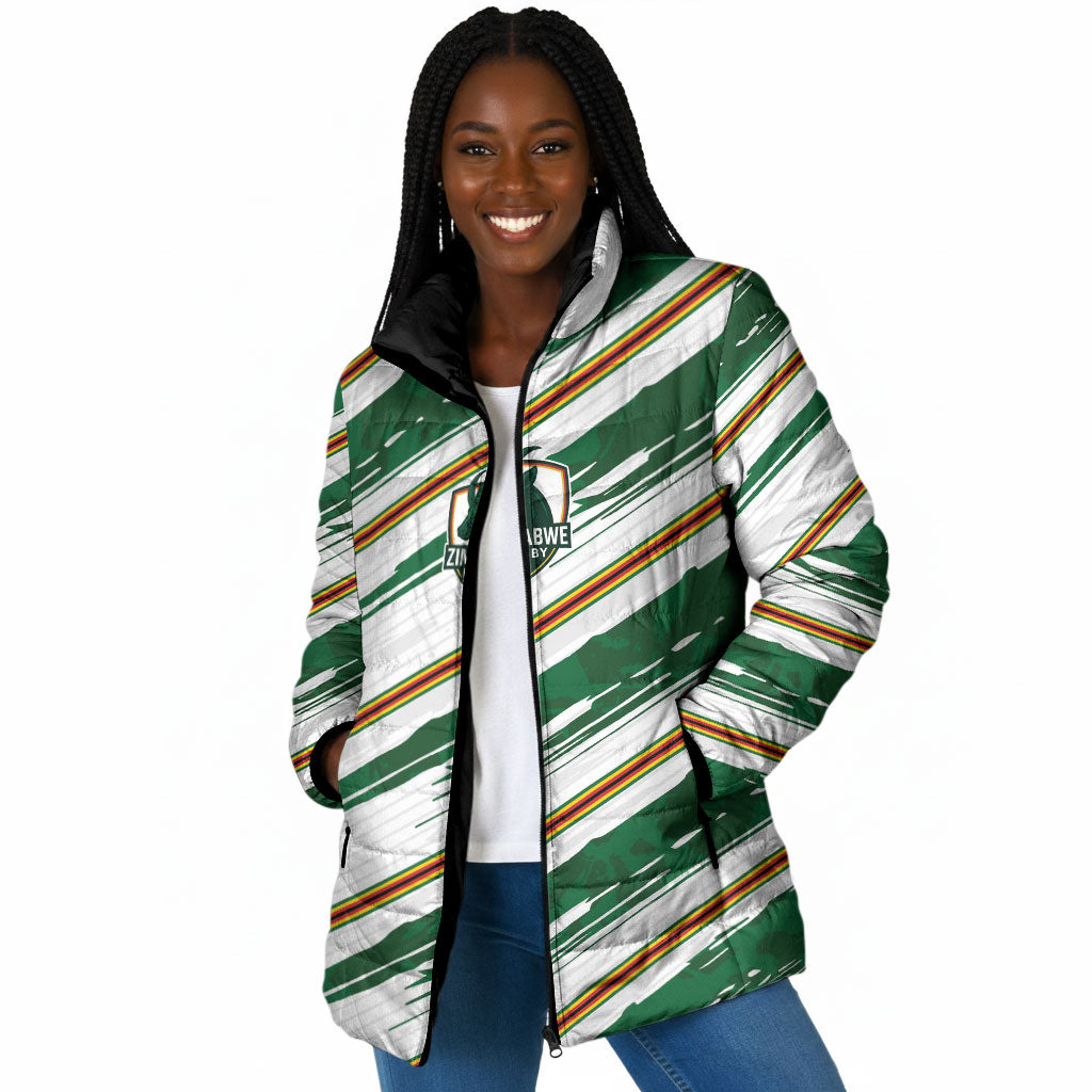 2026 Rugby Nations Series Custom Zimbabwe Padded Jacket Great Sables Zimbabwe