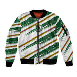 2026 Rugby Nations Series Custom Zimbabwe Sleeve Zip Bomber Jacket Great Sables Zimbabwe
