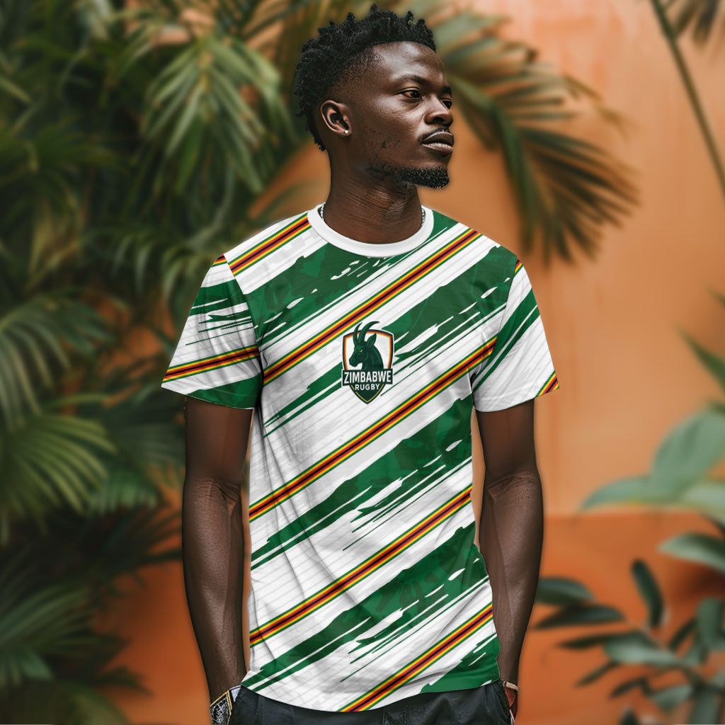 2026 Rugby Nations Series Custom Zimbabwe T shirt Great Sables Zimbabwe