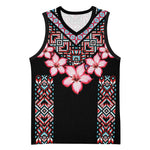 Afro Adenium Multiflorum Flowers Basketball Jersey Mix Native Tribal Pattern LT9