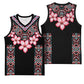 Afro Adenium Multiflorum Flowers Basketball Jersey Mix Native Tribal Pattern LT9
