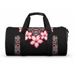 Africa Adenium Multiflorum Flowers Duffle Bag Mix Native Tribal Pattern
