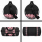 Africa Adenium Multiflorum Flowers Duffle Bag Mix Native Tribal Pattern
