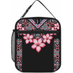 Africa Adenium Multiflorum Flowers Lunch Bag Mix Native Tribal Pattern