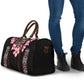 Africa Adenium Multiflorum Flowers Travel Bag Mix Native Tribal Pattern