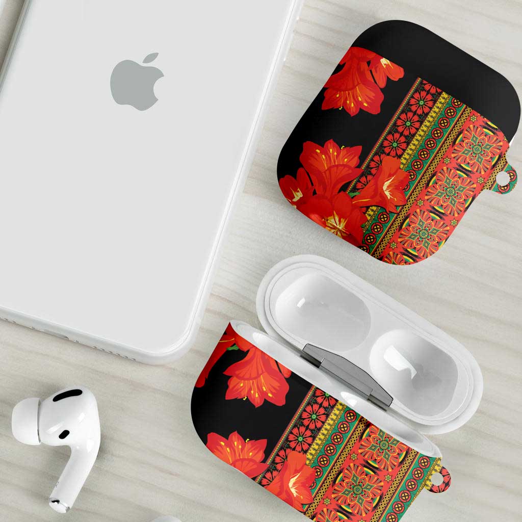 Africa Beauty Clivia Miniata Flowers AirPods Case