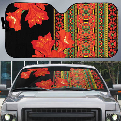 Africa Beauty Clivia Miniata Flowers Auto Sun Shade