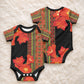 Africa Beauty Clivia Miniata Flowers Baby Onesie