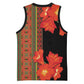 Afro Beauty Clivia Miniata Flowers Basketball Jersey LT9