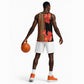 Afro Beauty Clivia Miniata Flowers Basketball Jersey LT9