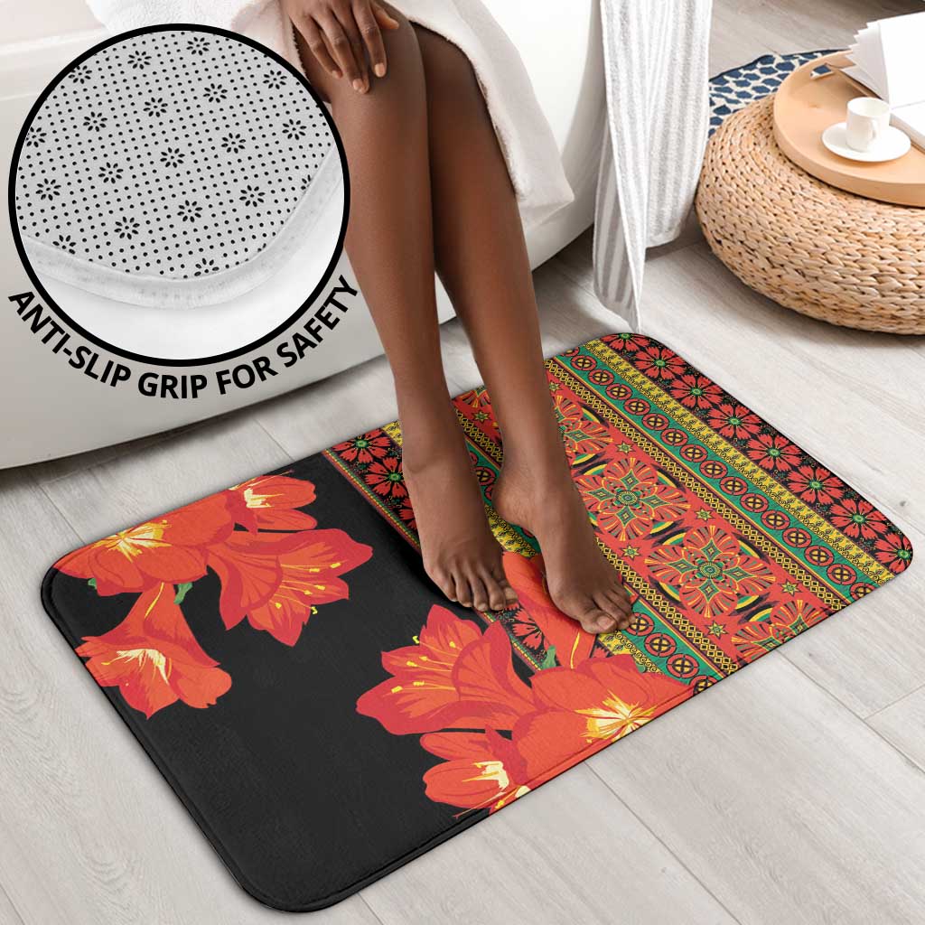 Africa Beauty Clivia Miniata Flowers Bathroom Set