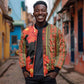 Afro Beauty Clivia Miniata Flowers Bomber Jacket