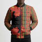 Africa Beauty Clivia Miniata Flowers Bomber Puffer Jacket