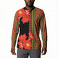 Africa Beauty Clivia Miniata Flowers Button Sweatshirt