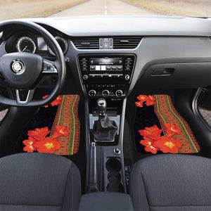 Afro Beauty Clivia Miniata Flowers Car Mats