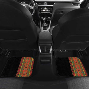 Afro Beauty Clivia Miniata Flowers Car Mats