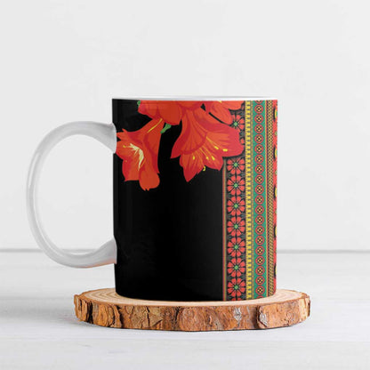 Africa Beauty Clivia Miniata Flowers Ceramic Mug