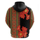 Afro Beauty Clivia Miniata Flowers Hoodie
