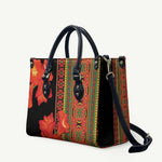 Africa Beauty Clivia Miniata Flowers Leather Bag