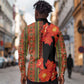 Afro Beauty Clivia Miniata Flowers Long Sleeve Button Shirt