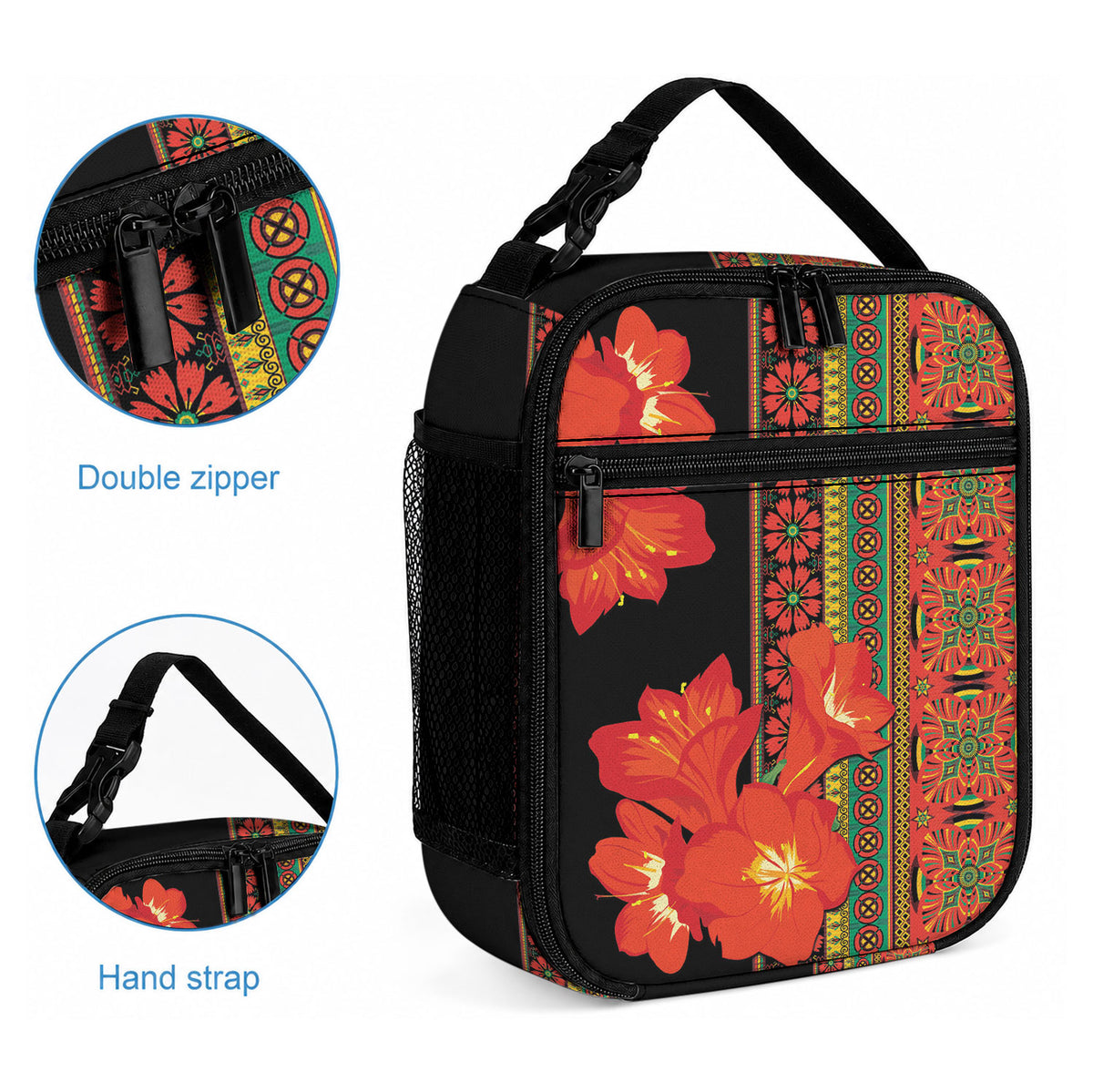 Africa Beauty Clivia Miniata Flowers Lunch Bag