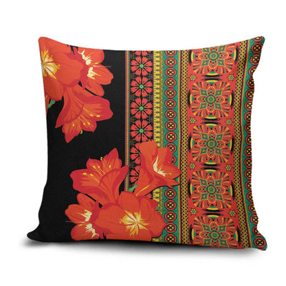 Africa Beauty Clivia Miniata Flowers Pillow Cover