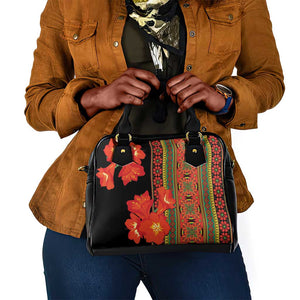 Afro Beauty Clivia Miniata Flowers Shoulder Handbag