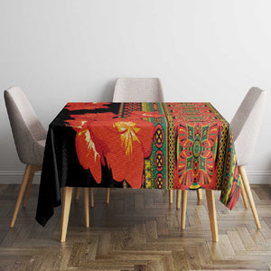 Afro Beauty Clivia Miniata Flowers Tablecloth