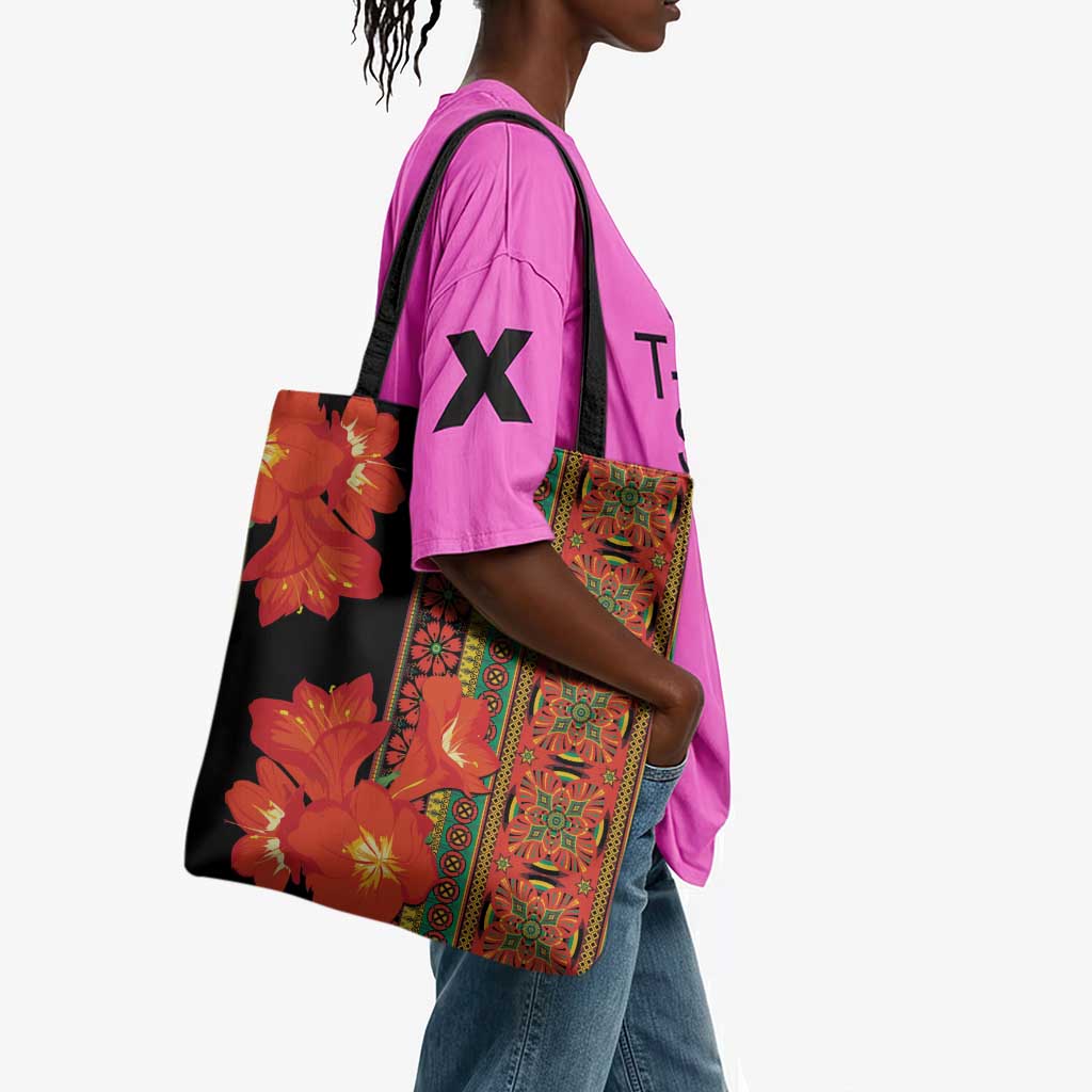 Africa Beauty Clivia Miniata Flowers Tote Bag